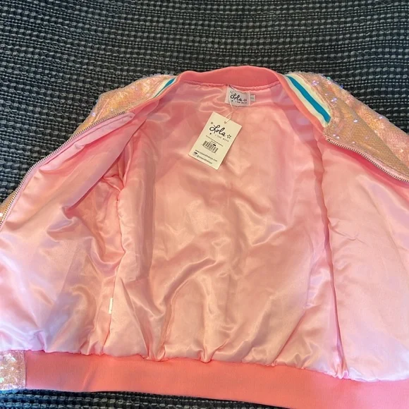 Sequin glitter bomber - Picture 5 of 6